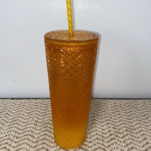 Jewel Tone Orange Ombré Summer Edition Starbucks Tumbler Venti